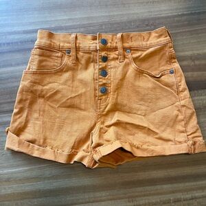 Madwell High Rise Denim Shorts Size 25
